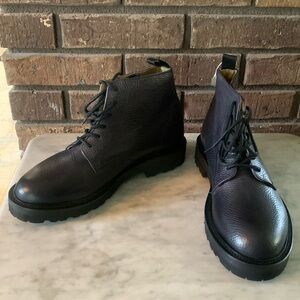 Low Brand Black Leather Boots Size 41